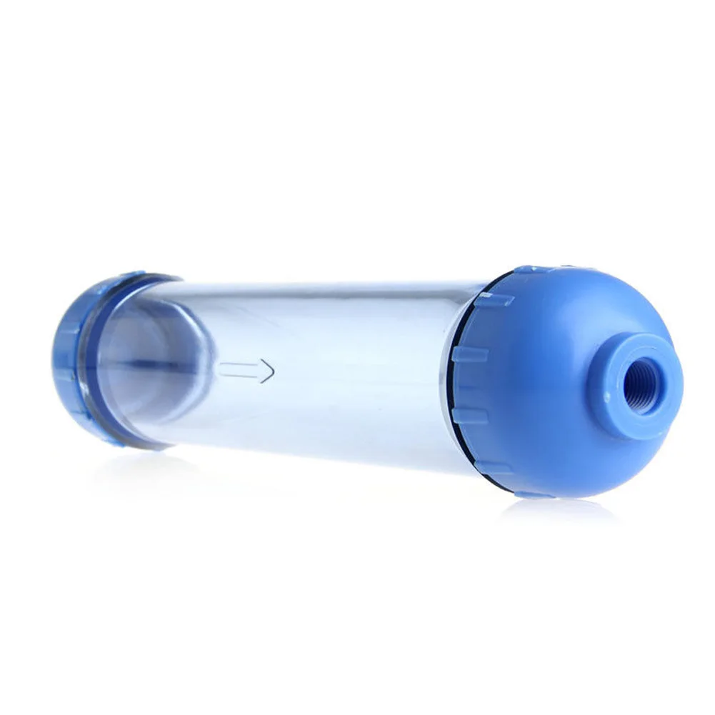 Purificador de agua de carcasa Universal, tubo de filtro de agua de ósmosis inversa transparente, Kit de piezas de carcasa T33, DIY