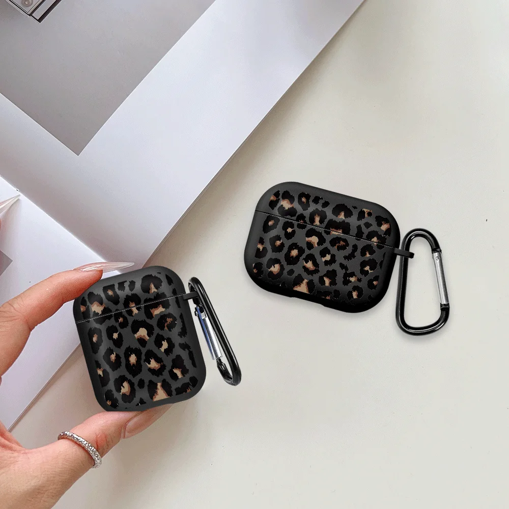 

Leopard Print Love Case For Airpods 4 Pro Pro3 1 3 2 Pro2 Earphone Cases Cover