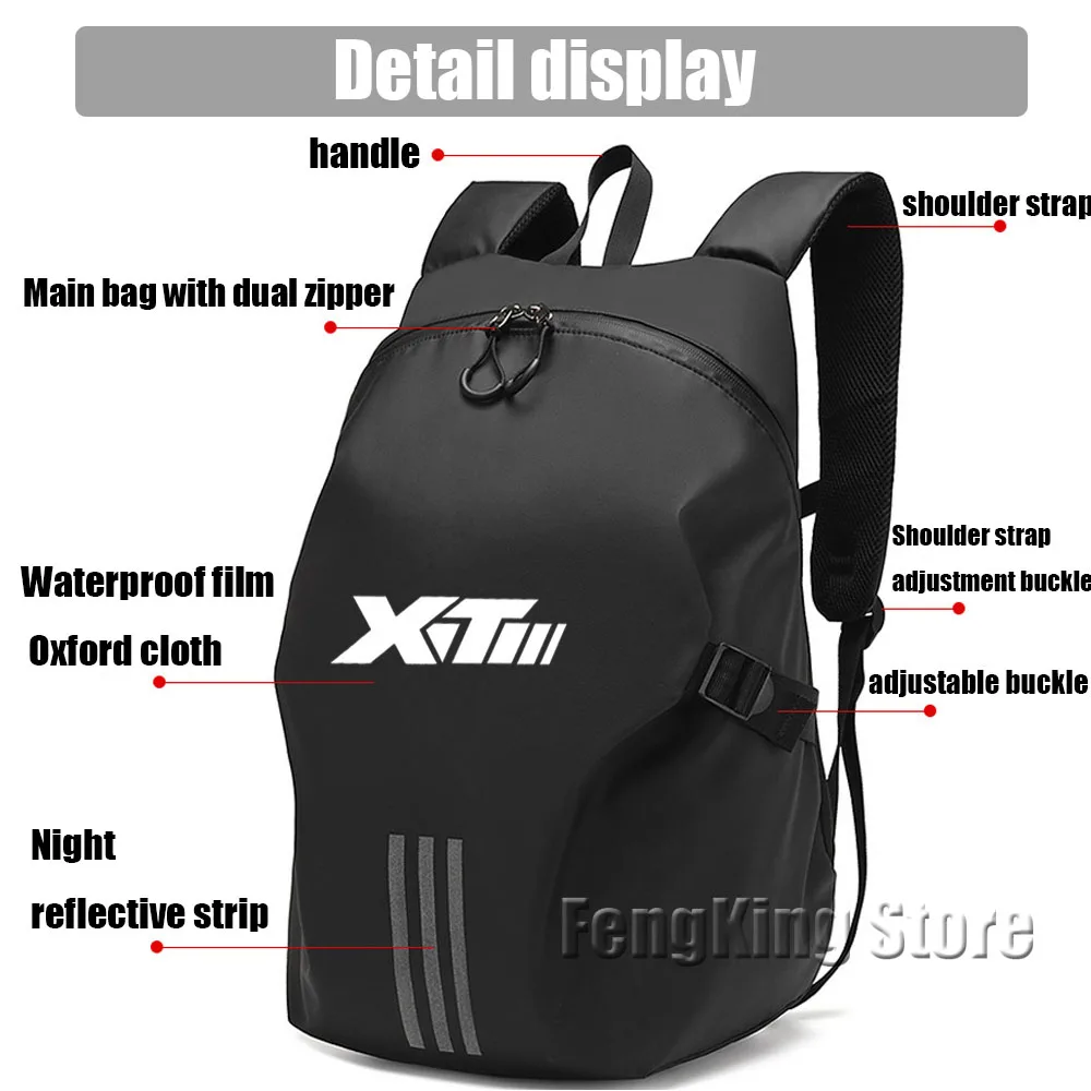 Mochila impermeable para casco de motocicleta, bolsa de viaje de gran capacidad para YAMAHA XT250, XT500, yamaha xt 250 Knight