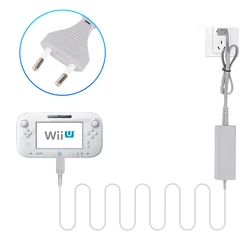 EU Plug AC Adapter Charger for Wii U Console Power Supply Cord Compatible With Nintendo Wii U Remote Controller Wall Charger