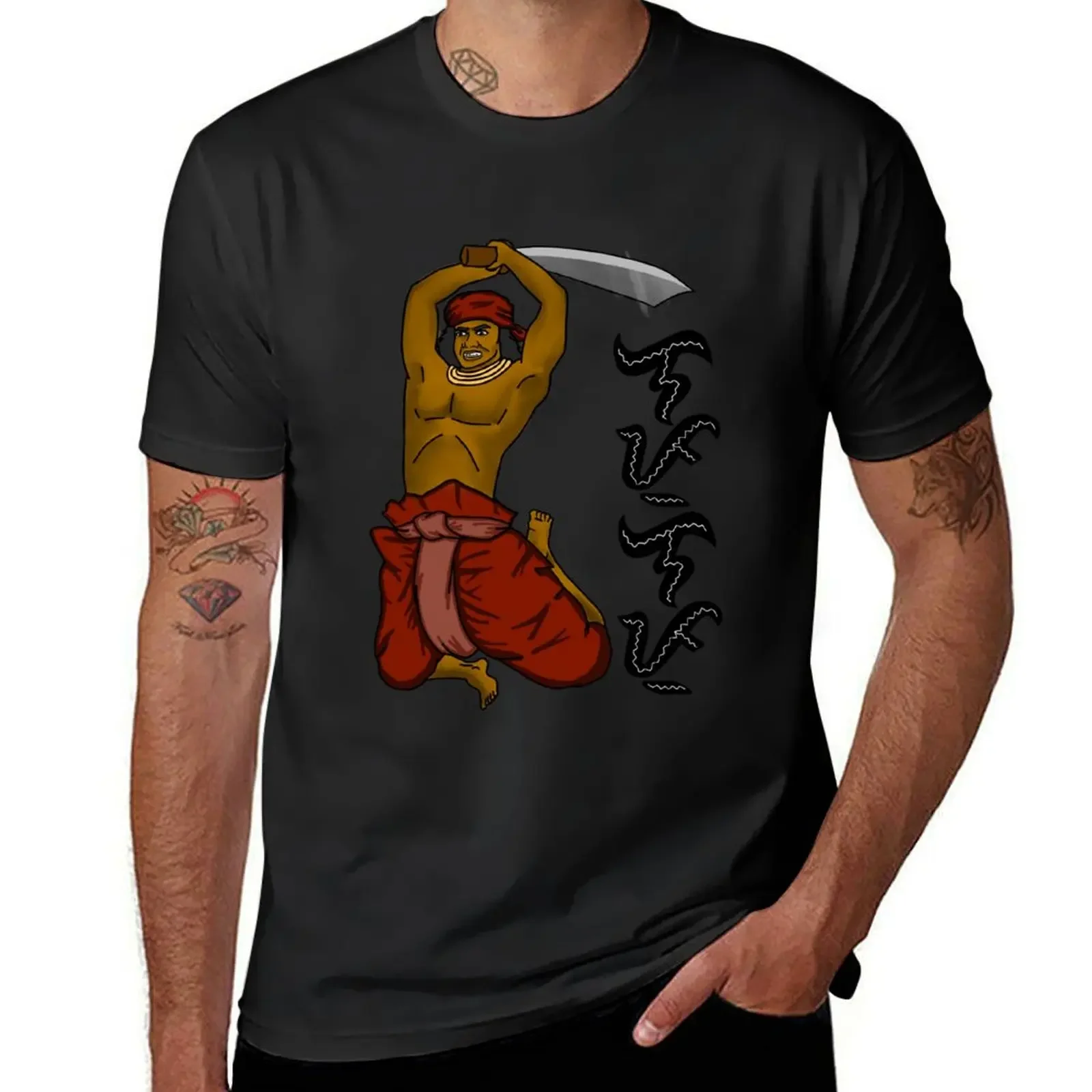 

Baybayin - Lapu-lapu T-Shirt vintage anime shirt shirts graphic tee plain black t shirts men