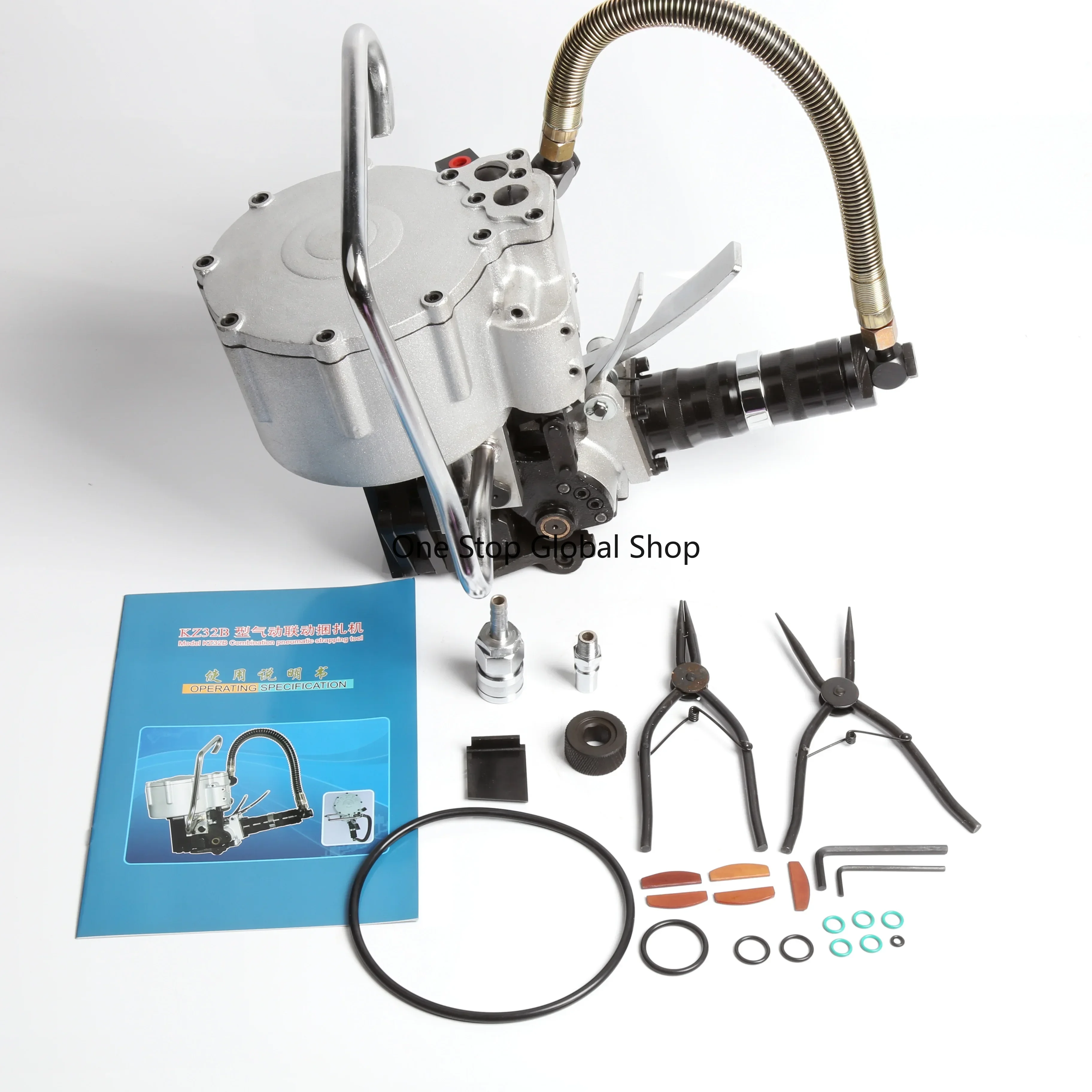 Most Popular Steel Strapping Tools KZ-32/19 Pneumatic Steel Strapping Tool Factory Strapping Machine Heavy    Steel Packing