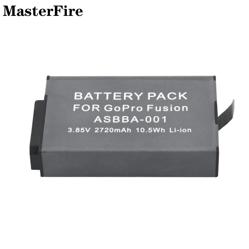 

2-10PCS For Gopro ASBBA-001 2720mah Replacement Battery For Gopro Fusion VR 360-Degree Batteries Action Camera Accessories