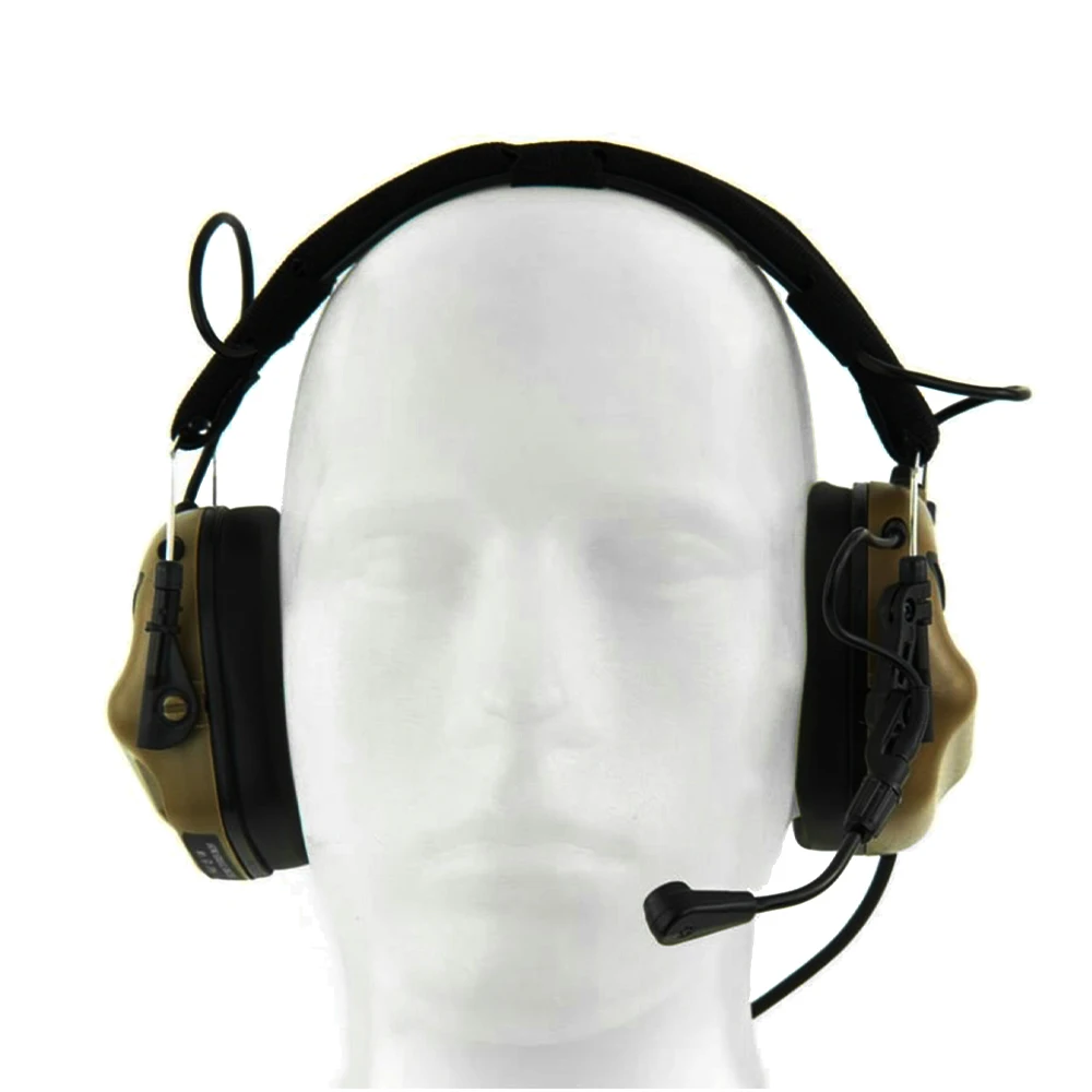 EARMOR M32 سماعة إلغاء الضوضاء للاتصالات الإلكترونية، NRR 22، مقاومة للماء IPX-5 غطاء للأذنين لحماية السمع والصيد في الهواء الطلق