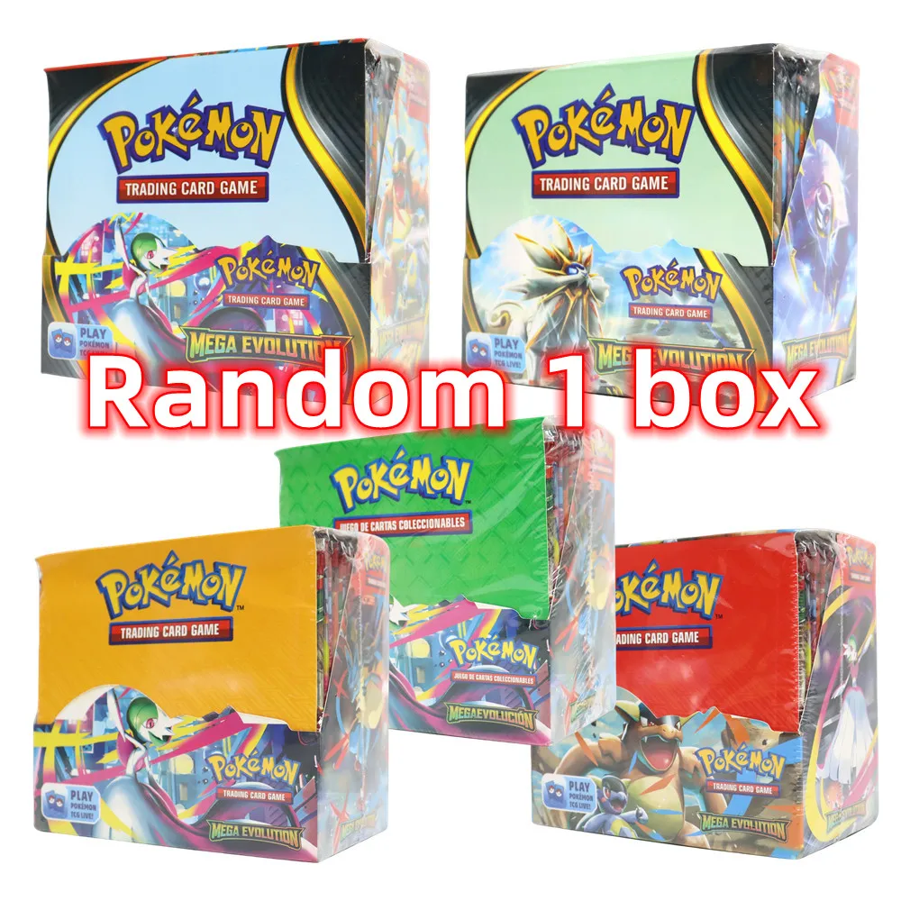 324pcs pokemon cards Pokmon Trading Booster Box (324 pcs) Limited Edition Choice Silver 324Pcs Pokemon Cards
