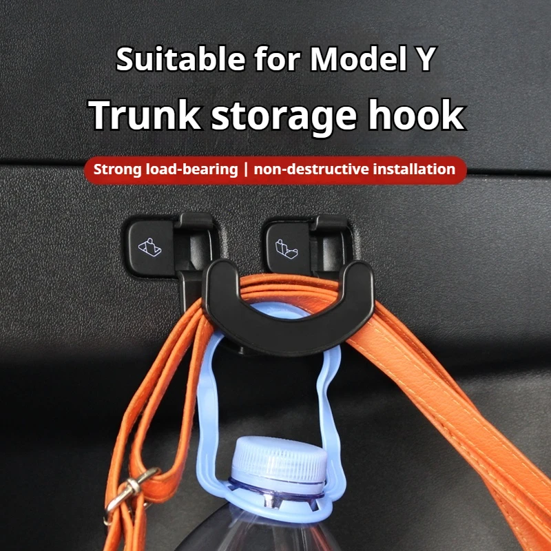 

Hipacool Car Hook for Tesla Model Y Car Trunk Wallet Pouch Hook Car Organizer Trunk Storage for Tesla Model Y Accessories 2024