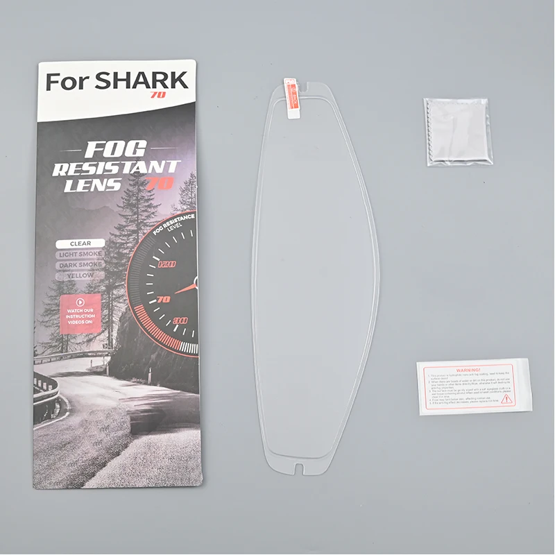 For SHARK D-Skwal 3/ Ridill 2/ VZ 400 Motorcycle Helmet Anti-Fog Film Sticker Insert for Clear Vision Motorcycle Accessories