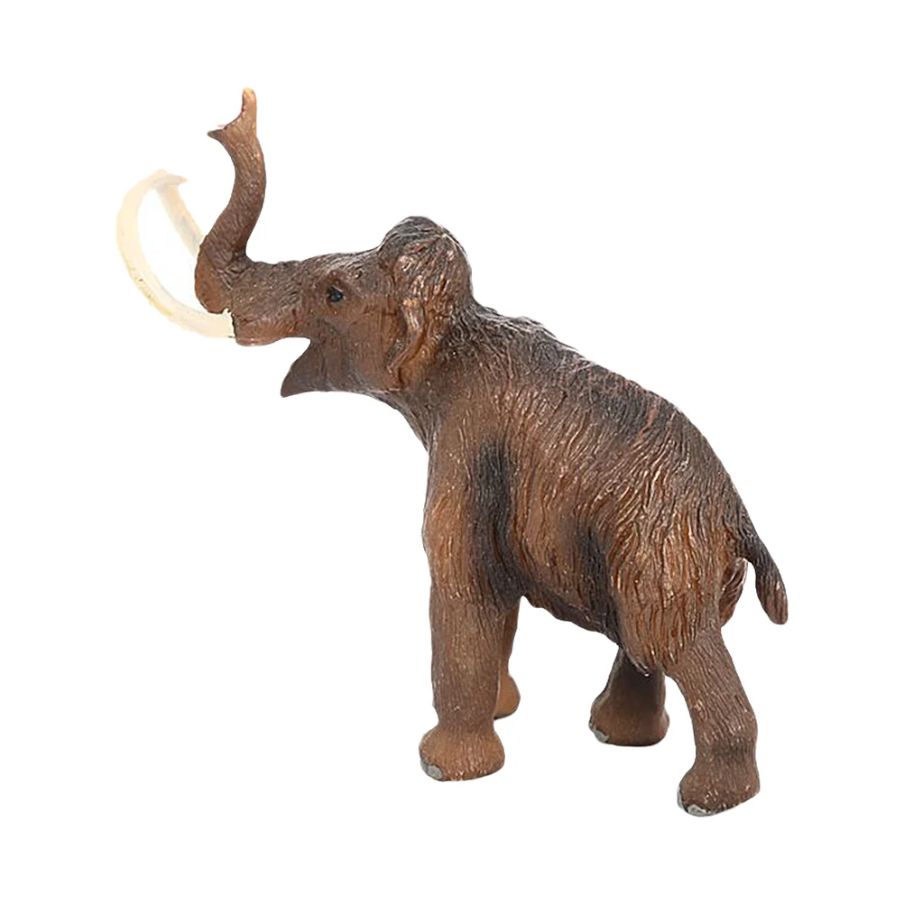 

Animal Statue Woolly Simulated Wildlife Model Elephant Figurine Plaything