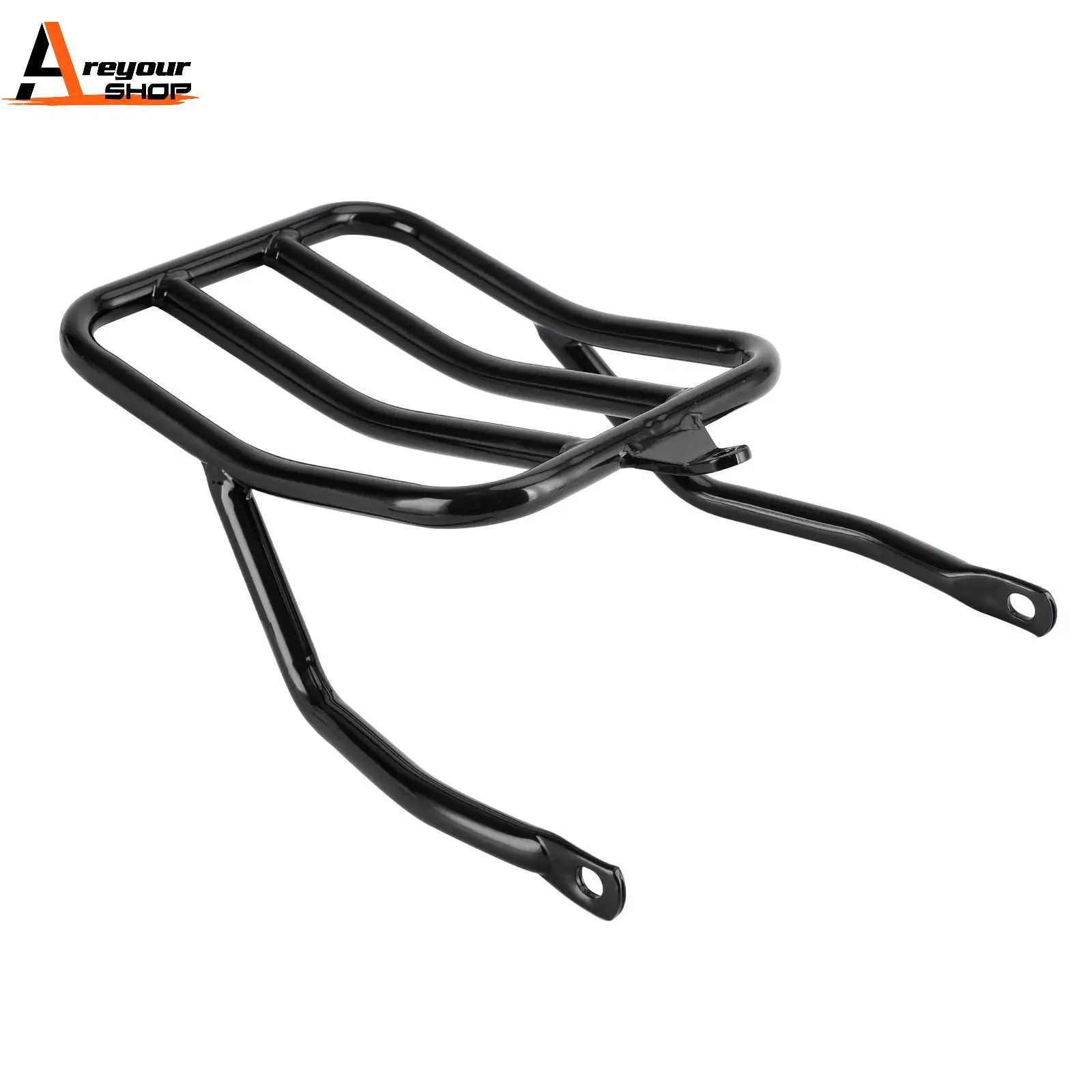 Areyourshop Rear Luggage Rack - Black For BMW R1800 R 18 / Classic 2020 - 2023 Rear Rack Motorcycle Parts