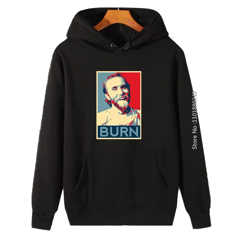 

Burzum Fleece Hoodie Varg Vikernes - Burn Graphic Hooded Sweatshirts High Quality Thick Sweater Hoodie Men's Winter Clothes