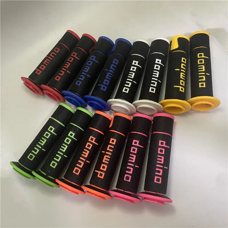 Motocross Acessórios Motocicleta Apertos Cruz Handle Dirt Pit Bike Grip Para Domino GEL GP MX Guiador De Borracha Universal 22MM 24MM