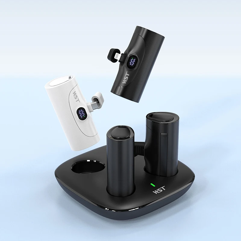 

Charger Station 5000mAh Mini Power Bank PD20W Fast Charging Portable Battery Pack Powerbank for Xiaomi iPhone 16 Samsung Huawei