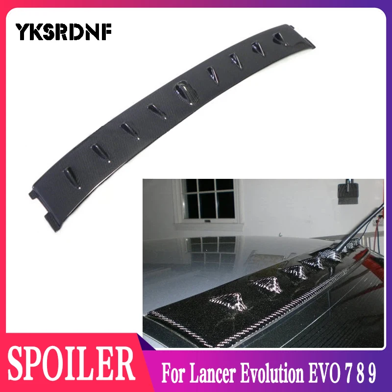 EVO Carbon Fiber Shark Fin Roof Spoiler for Mitsubishi Lancer Evolution EVO 7 8 9 2003-2007