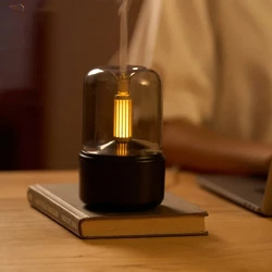 New Portable Mini Aroma Diffuser USB Air Humidifier Essential Oil Night Light Cold Mist Maker Sprayer for Home Gift