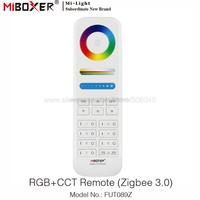 Miboxer new FUT089Z Zigbee 3.0 RGB+CCT Controller wireless Remote 7 Zones Control Dimmer For Zigbee 3.0 series LED Lights