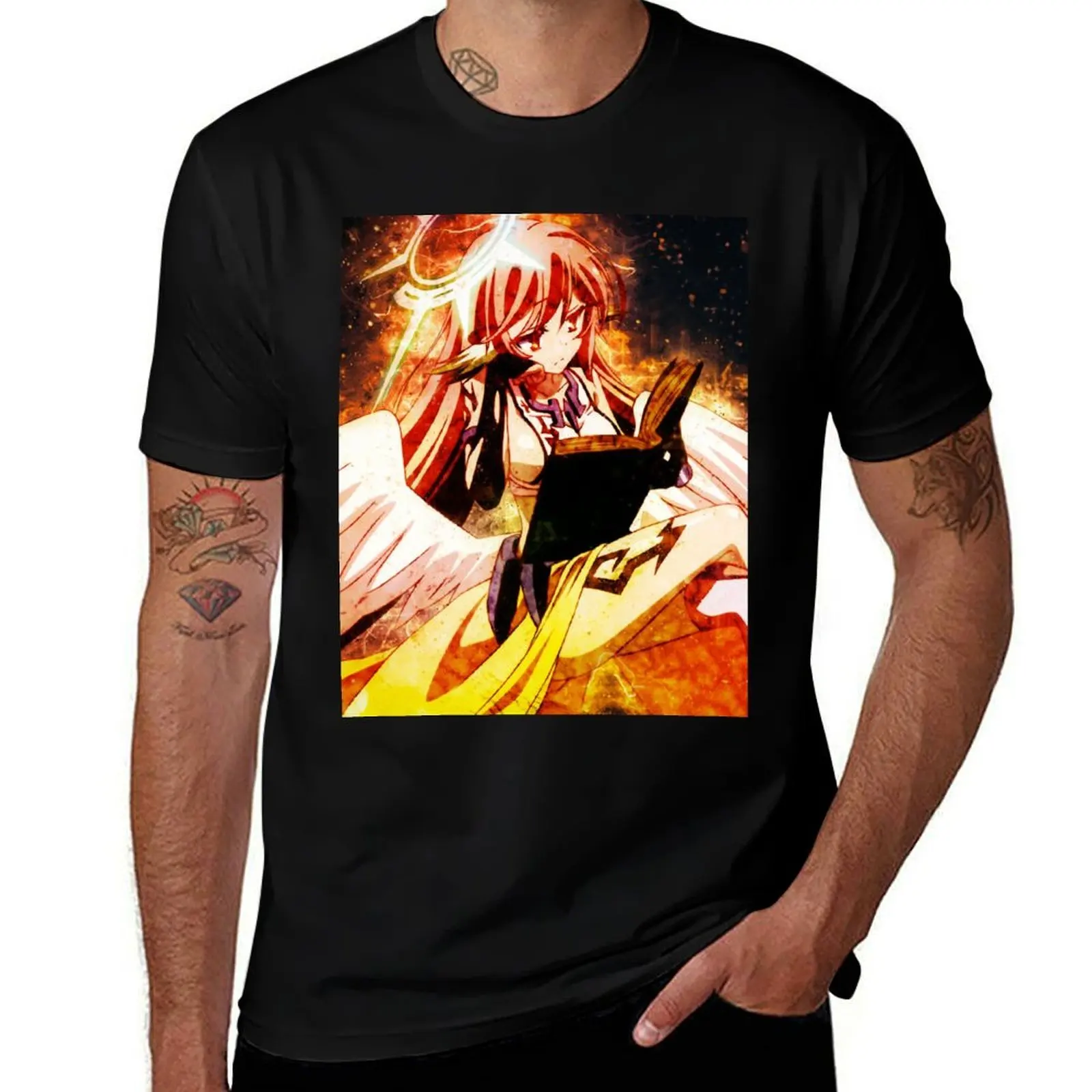 Camiseta Jibril No Game No Life, camiseta clásica de algodón con cuello redondo