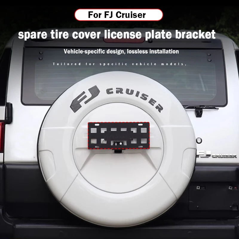 

Для Toyota FJ Cruiser рамка номерного знака запасная шина внешняя модификация аксессуары кронштейн для камеры основание