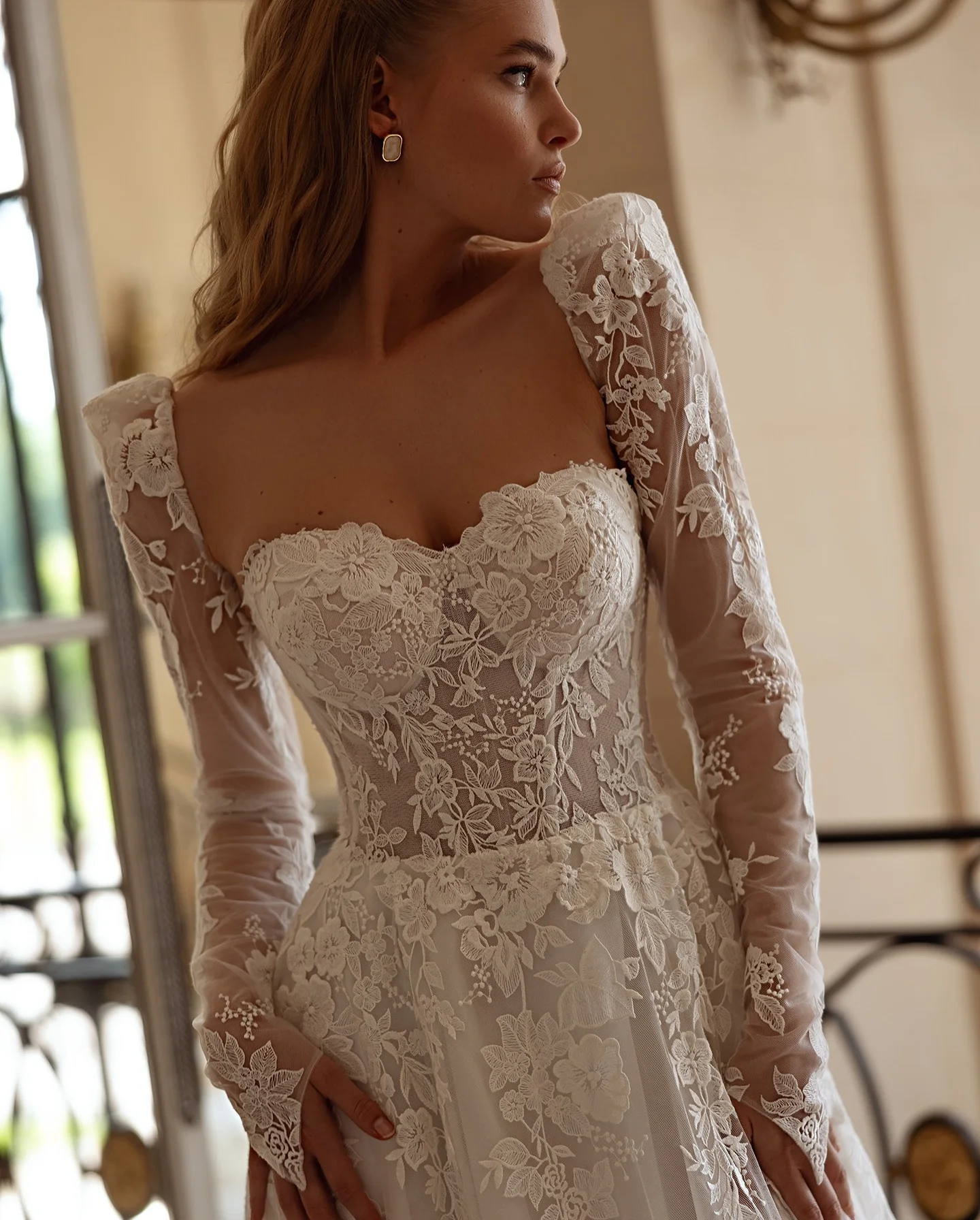 Романтические аппликации, кружевное свадебное платье, свадебные платья без бретелек, куртка со съемным шлейфом, прозрачные платья русалки для невесты