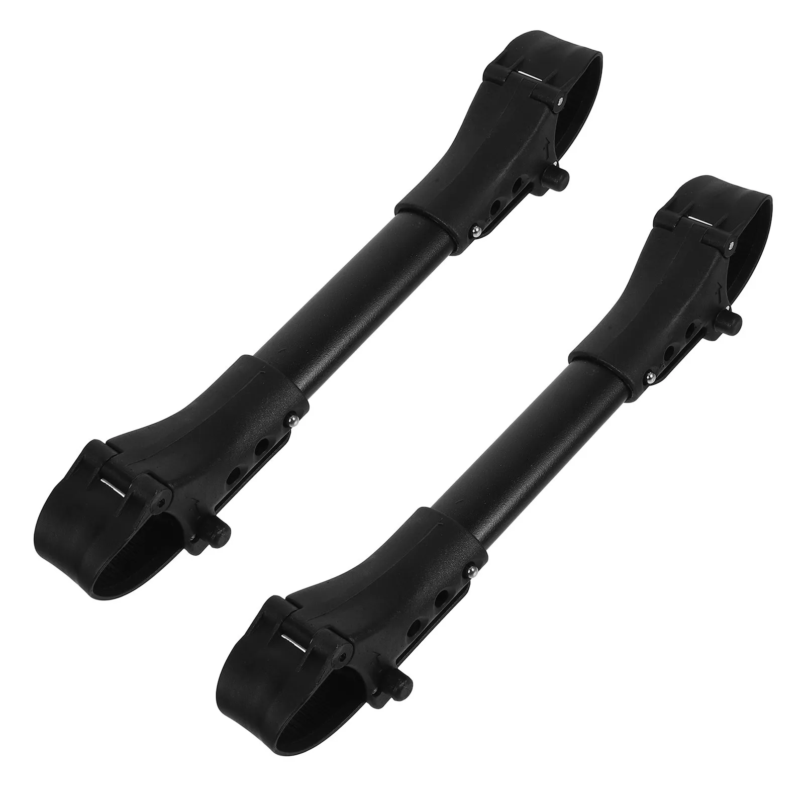 

2pcs Baby Stroller Connector Black Dual Pram Linker for Twins Lightweight Durable Aluminum Material Cart Connectors Outdoor Use