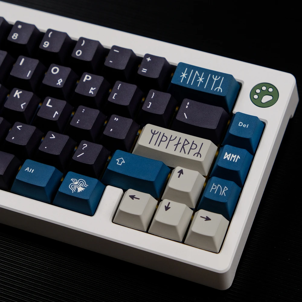 129 Keys/set  GMK Norse Keycaps Cherry Profile PBT Dye Subb Lightproof Keycap For MX Keyboard  61 66 68 75 84 87 96 980 104 108