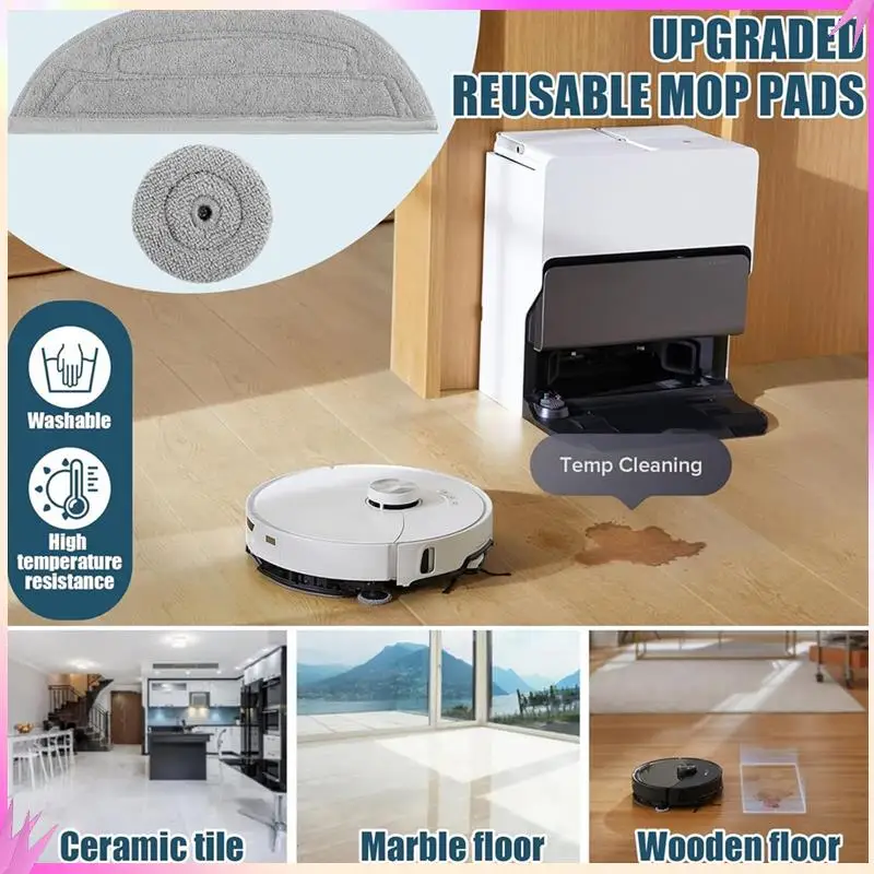 

Набор аксессуаров B50C для робота-пылесоса Roborock S8 Maxv, основные щетки, мешки для пыли, салфетки, боковые дворники, фильтры, боковые щетки