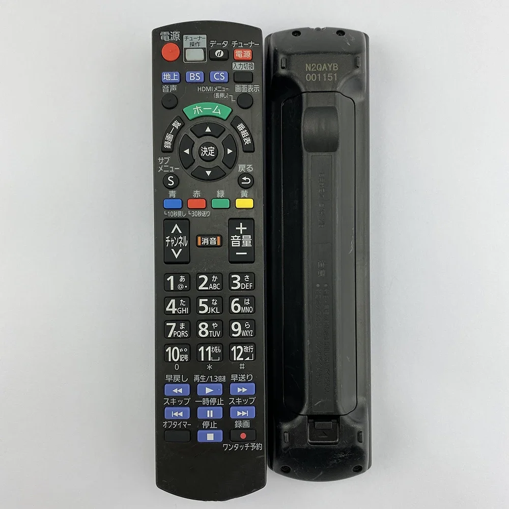 USED ORIGINAL REMOTE CONTROL N2QAYB001151 FOR PANASONIC UN-24F7-K/UN-19CF8-K/UN-19F7-K/UN-19F8-K