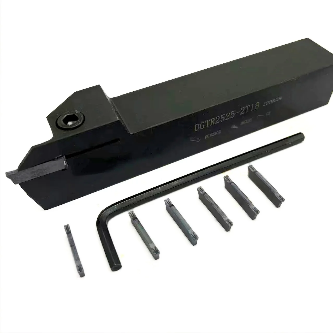 DGN2002J For 1PC DGTR1616 DGTR2020-2 DGTR2525-2 Grooving Turning Tool Holder CNC Lathe DGTR Bar DGN2002J Slotting Carbide Insert
