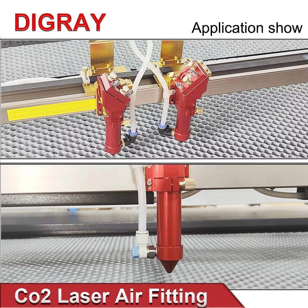 DIGRAY Laser Machine Gas Nozzle Air Regulating Diameter 6mm 8mm 10Pcs / Lots for Co2 Laser Head.