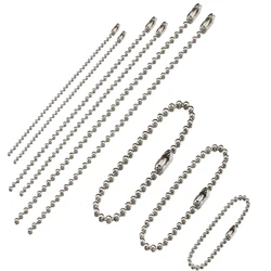 10pcs Steel Ball Bead Chains for Key Chain/Dolls/Label Hand Tag Connector DIY Bracelet Jewelry Making Accessorise Supplies
