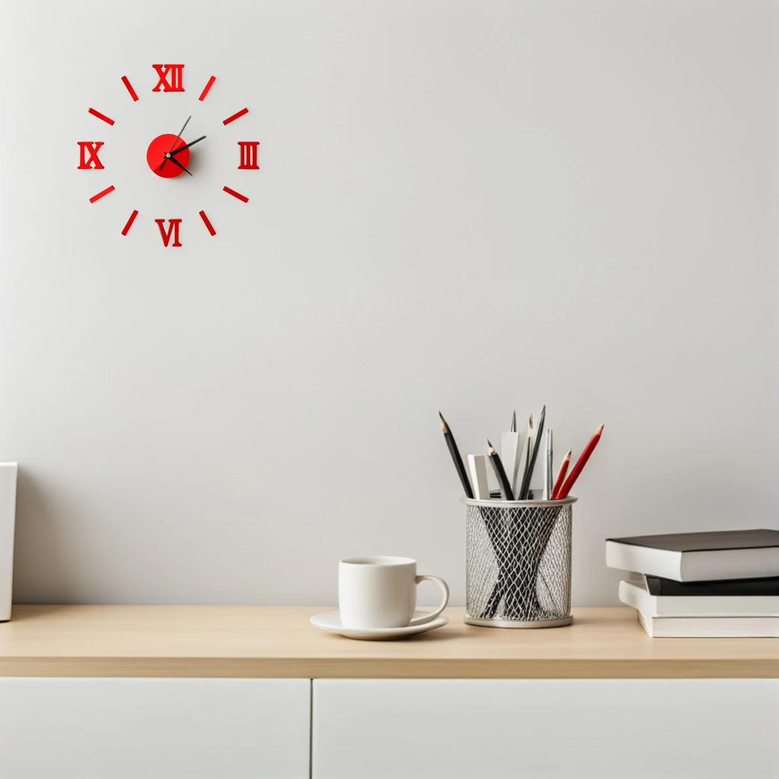 

3 D Acrylic Wall Clock DIY for Living Room Decorate Frameless Large Clocks Modern