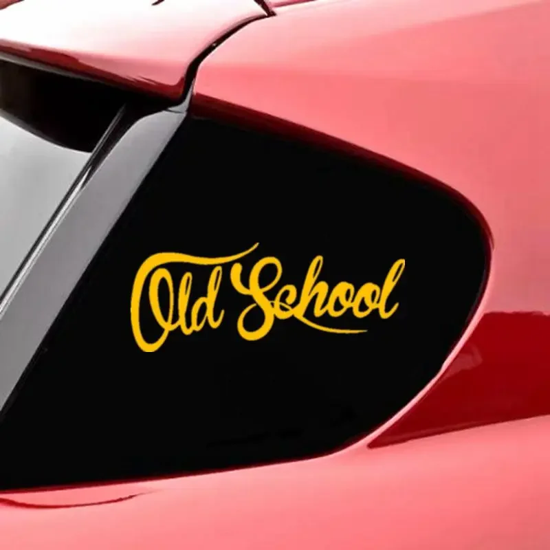 New Design Old School Fun Vinyl Car Sticker Bumper Rear Window Laptop Waterproof Car Decal Sticker Car Truck, 60cm