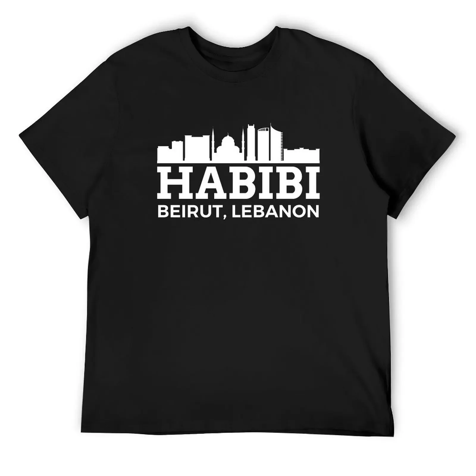 

Beirut Shirt Habibi Love Lebanon Souvenir T-Shirt vintage graphic tee blanks quick drying black t shirts for men