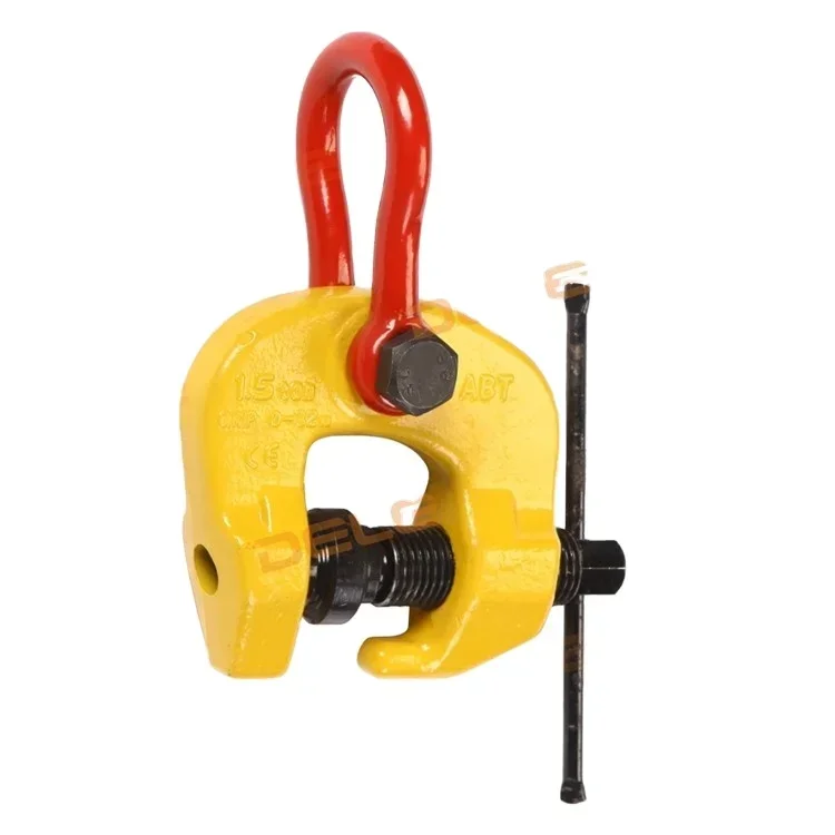 3T Lifting Equipment Tool Part Lifting Steel Metal Plates,pipes Tube Grab Easy Twist Screw Cam Clamp