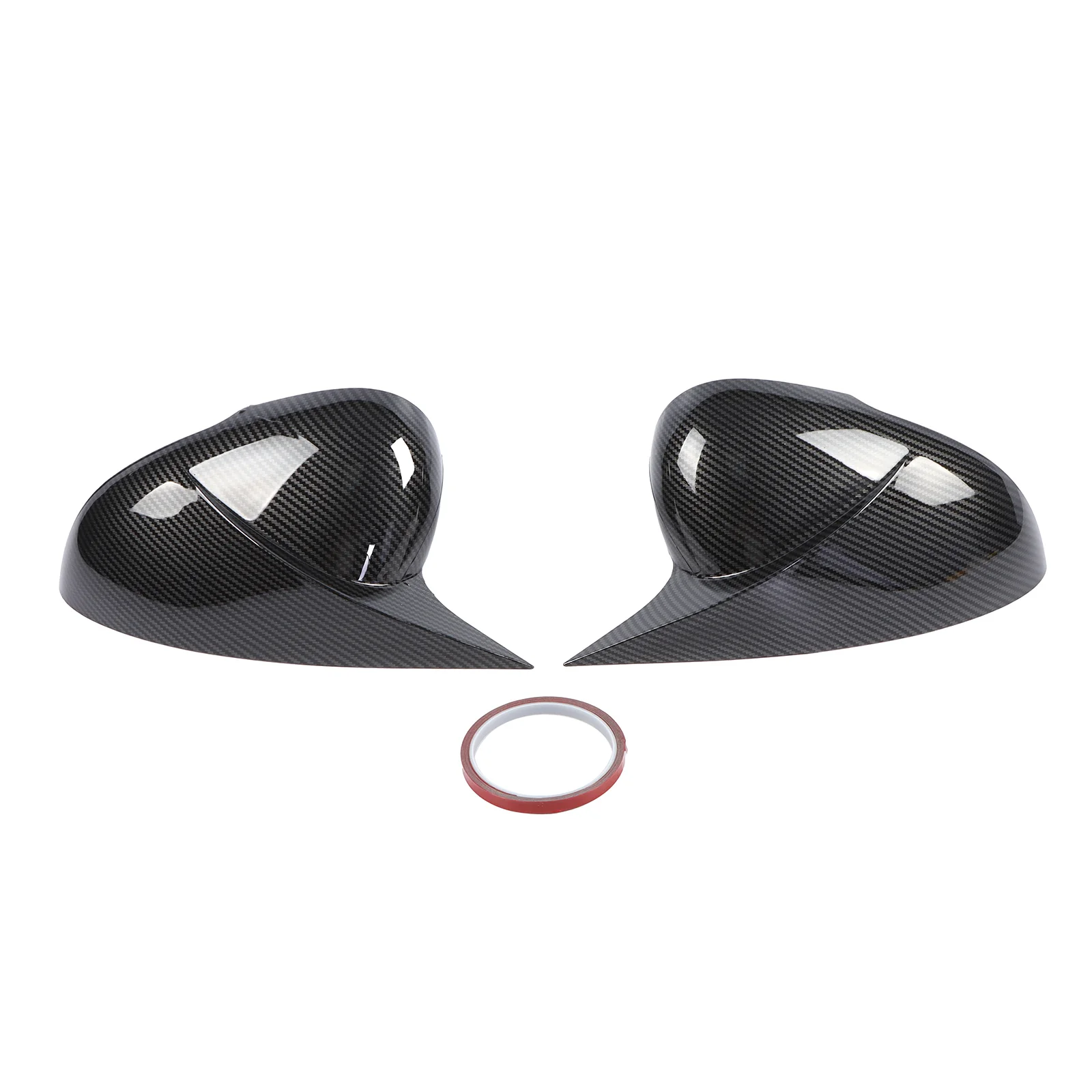 2 PCS VEPDIESEL Side Door Rearview Mirror Rear View Cover ABS Plastic For 2020-2021 KIA K5 Optima Carbon Fiber Look Replace Part
