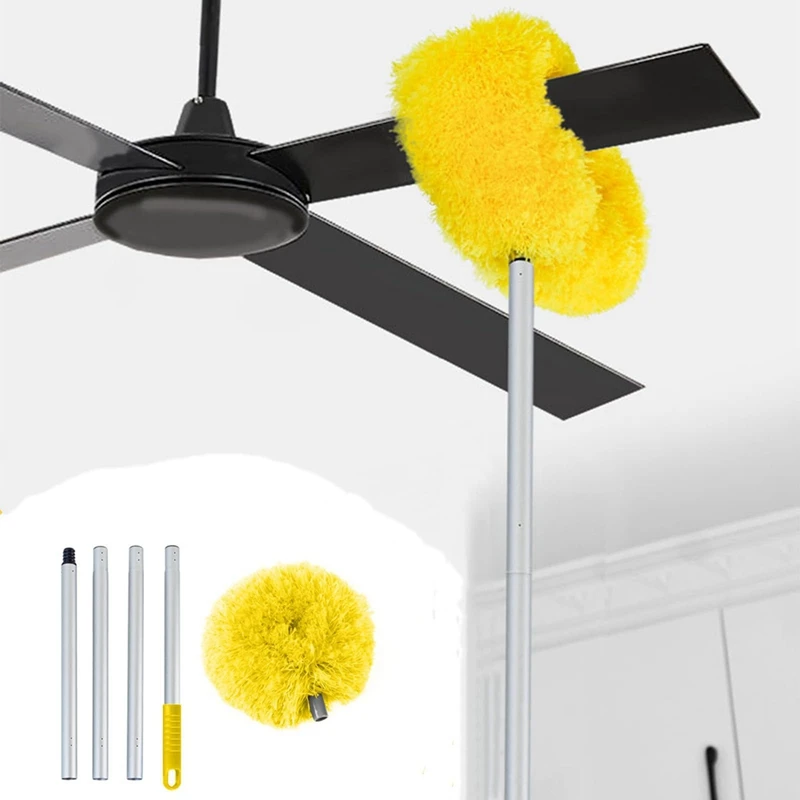 Ceiling Fan Cleaner Duster Fan Duster Microfiber Ceiling Fan Duster With Extension Pole Duster For Furniture