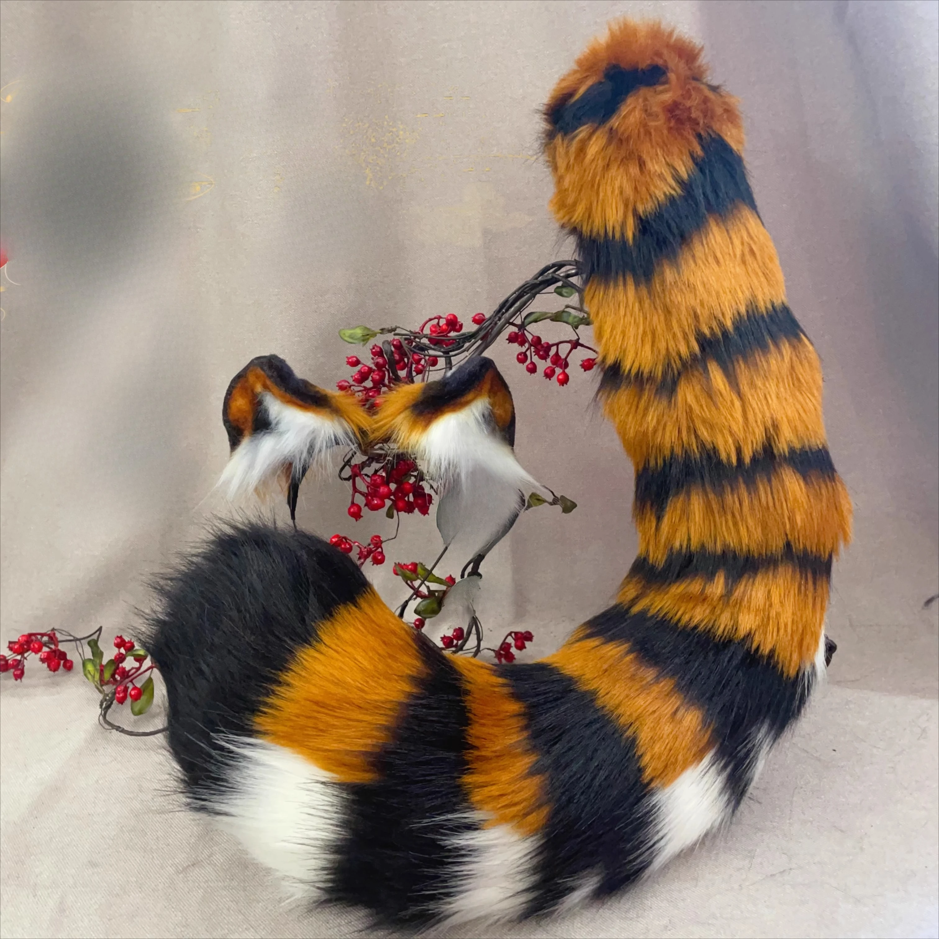 

Новый ручной работы уши хвост животное коготь косплей тигр Хэллоуин реквизит повязка на голову хвост аниме костюм аксессуары