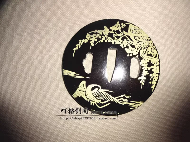 واقي اليد من الحديد كاتانا تسوبا عالي الجودة، ملحقات السيف، لسيارة الساموراي كاتانا تانتو تاشي واكيزاشي صابر كالفري نينجيا