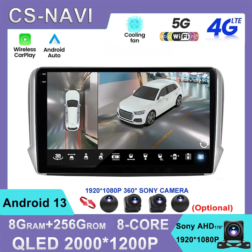 

2000*1200P For Nissan Teana 3 Altima 5 L33 2013-2020 Car Radio Android 13 WIFI 9 10" Multimedia Video Player Navigation GPS 4G