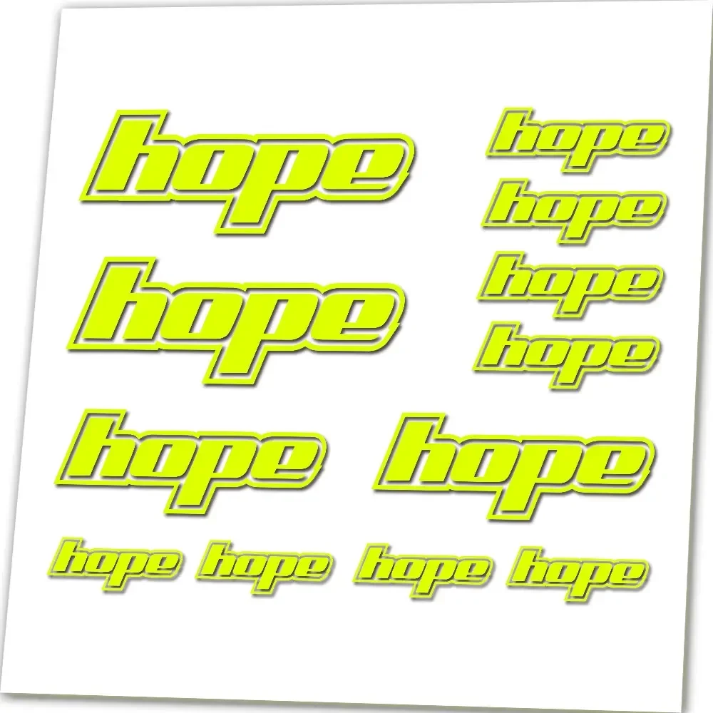 Hope Bikes Compatible Vinyl Stickers Kit Decals for MTB Road Bike Cycling