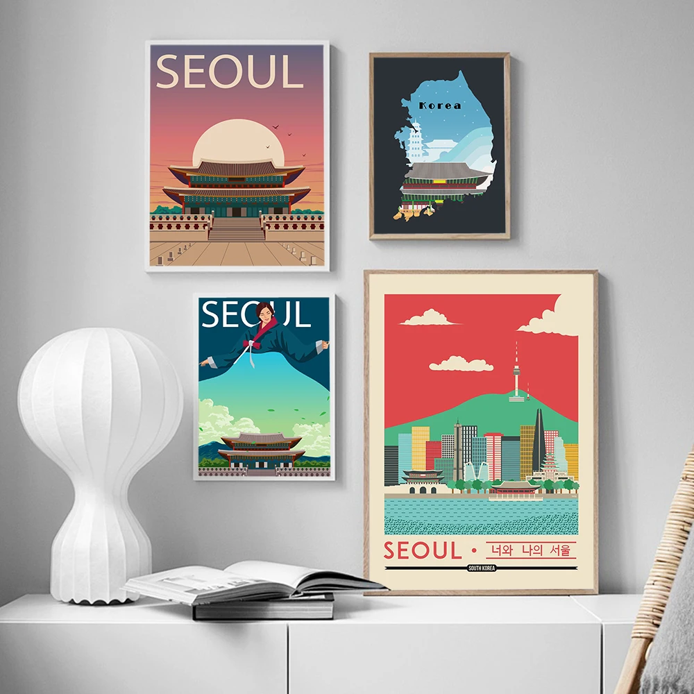 Home Decor Korea - Canvas Schilderij Nordic Wall Pictures Poster