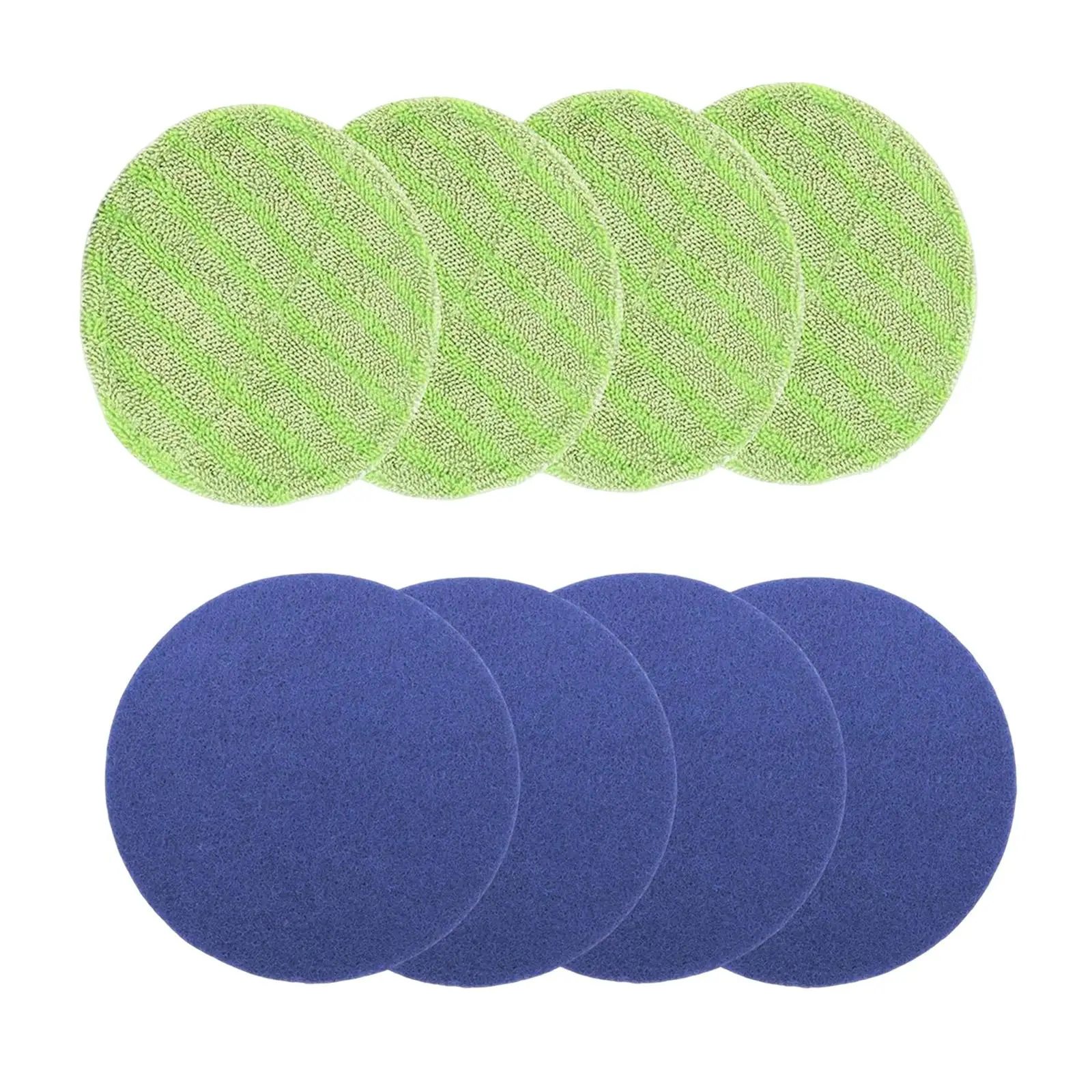 Microfiber Scrubber Mop Pads for Electric Mop 6.5 Inch Heavy Duty Reusable Cleaning Pad Replacement Floor