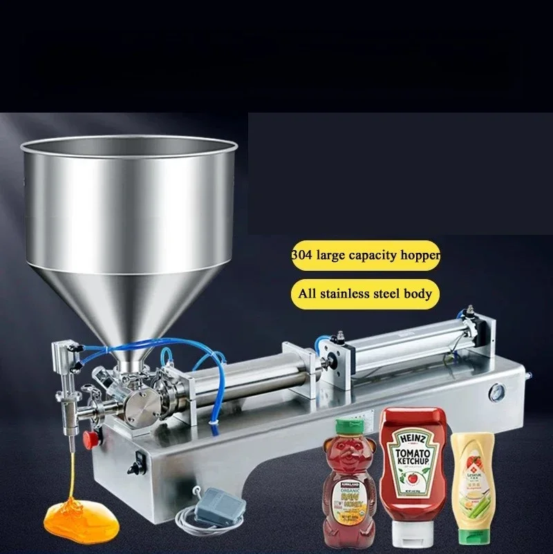 

PBOBP Paste Liquid Filling Machine Commercial Dispenser Filler Adjustable Oil Honey Bottle Filling Machine Filler