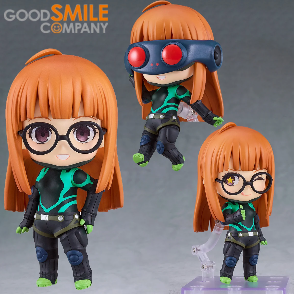 Nendoroid Original de GSC 3014 Futaba Sakura Versión Ladrón Fantasma Figura Coleccionable del Anime Persona 5 Royal, Modelo de Juguete, Muñeco Decorativo