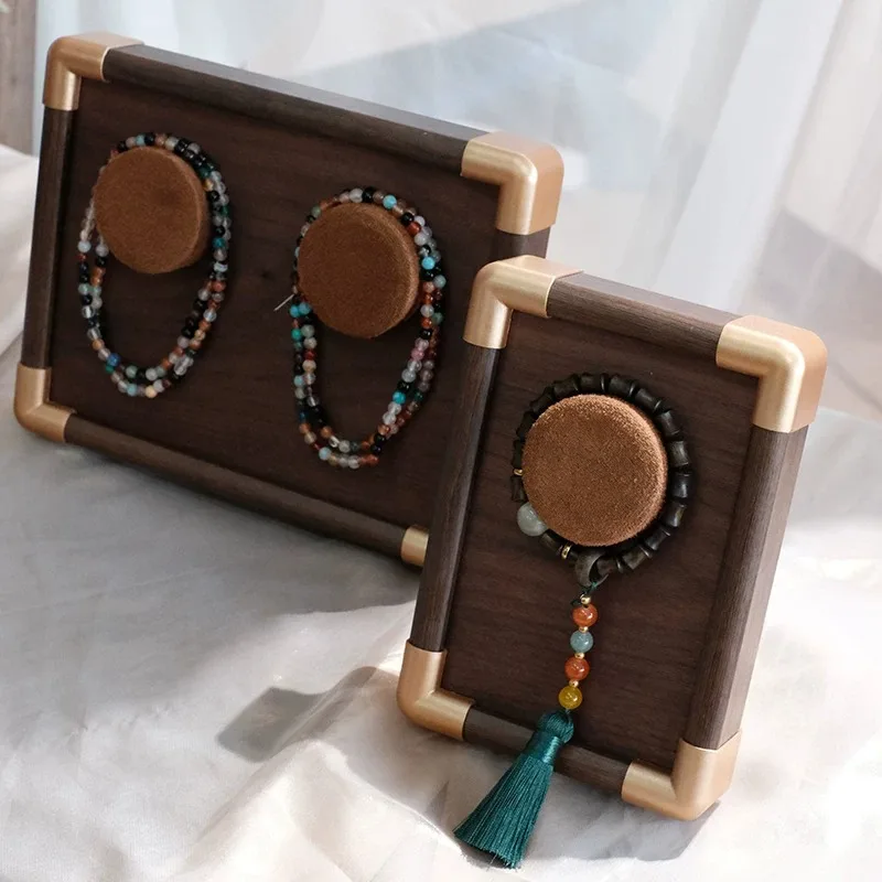 Jewelry Display Stand Retro Wooden Picture Frame For Bracelets Hand Chains Tray For Viewing Goods Display Tray For Jewelry Shoot