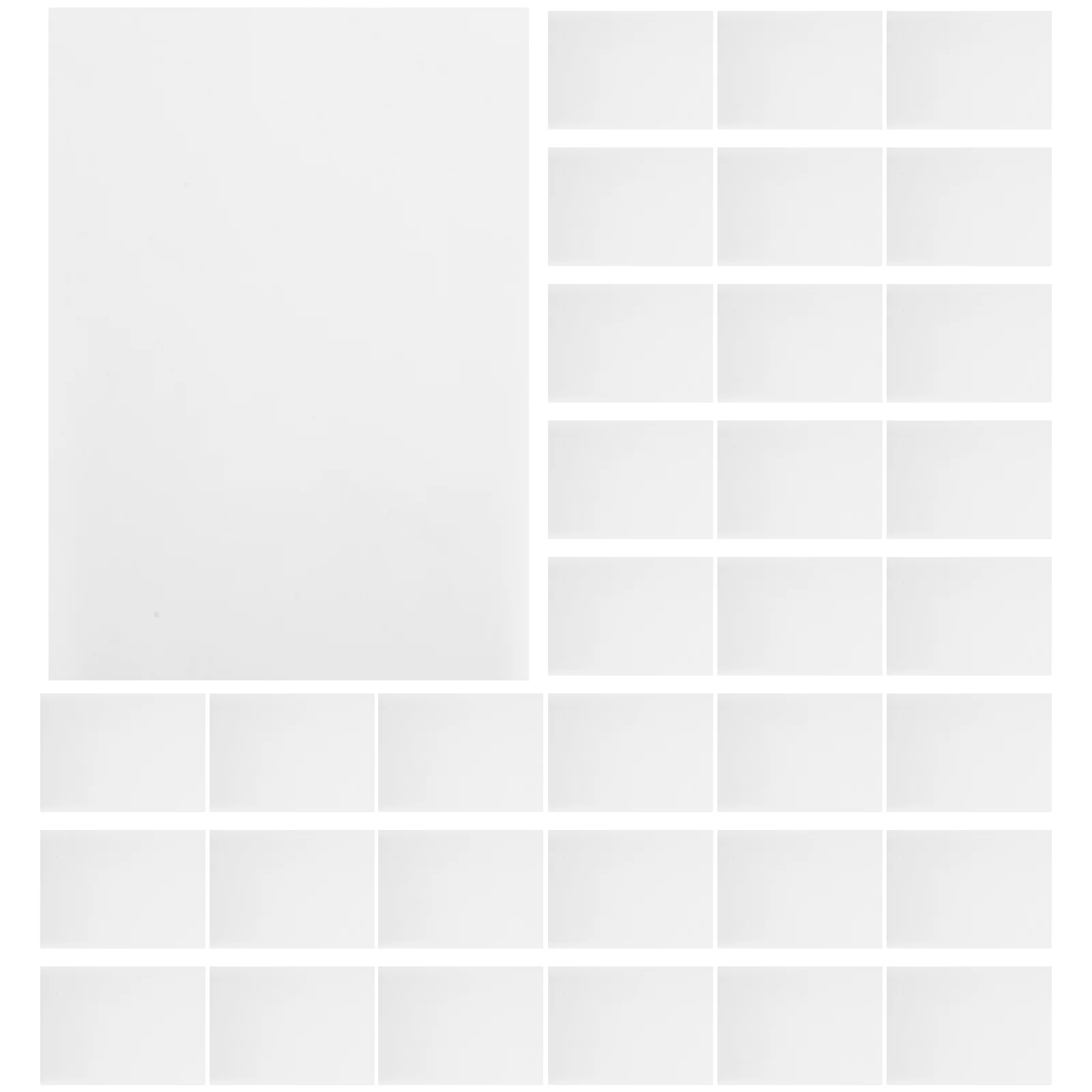 Fotografía adhesiva trasera, hojas de impresión brillantes de alto brillo para uso diario, suministro de papel de impresora, papel fotográfico de oficina