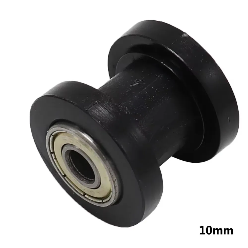 1PC 10mm Roller Chain Tensioner, Concave Chain Guide Pulley, Off-Road Motorcycle ATV Quad Bike Parts