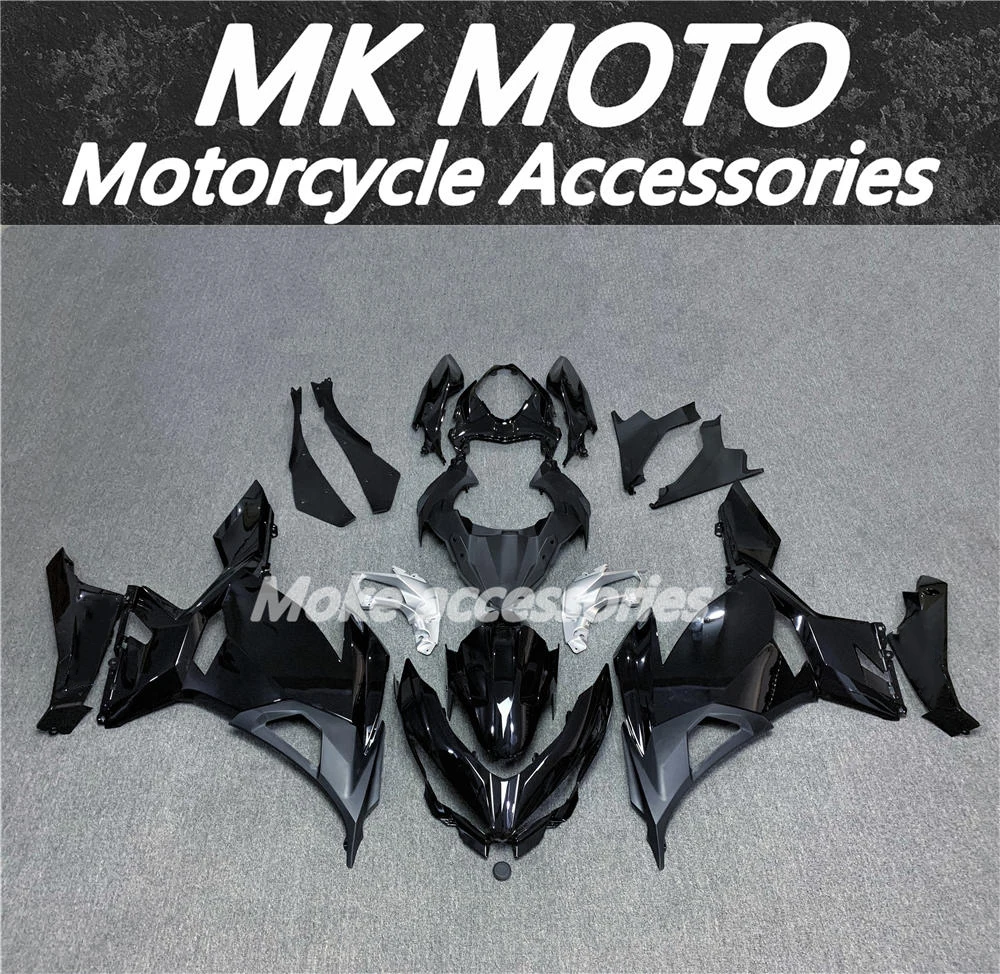 

Moke moto Motorcycle Fairings Kit Fit For Ninja 400 2018 2019 2020 2021 2022 2023 Bodywork Set High Quality Injection Black New