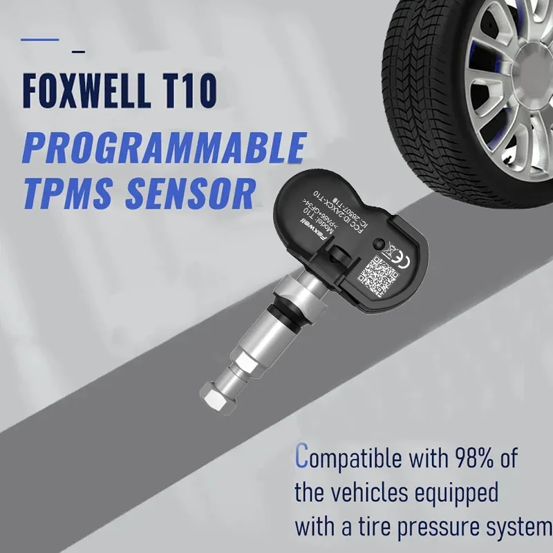 1pcs Foxwell T10 Sensors for Foxwell T1000 / T2000 TPMS Tool Programming Change Sensor Tire Pressure Monitoring System Tester