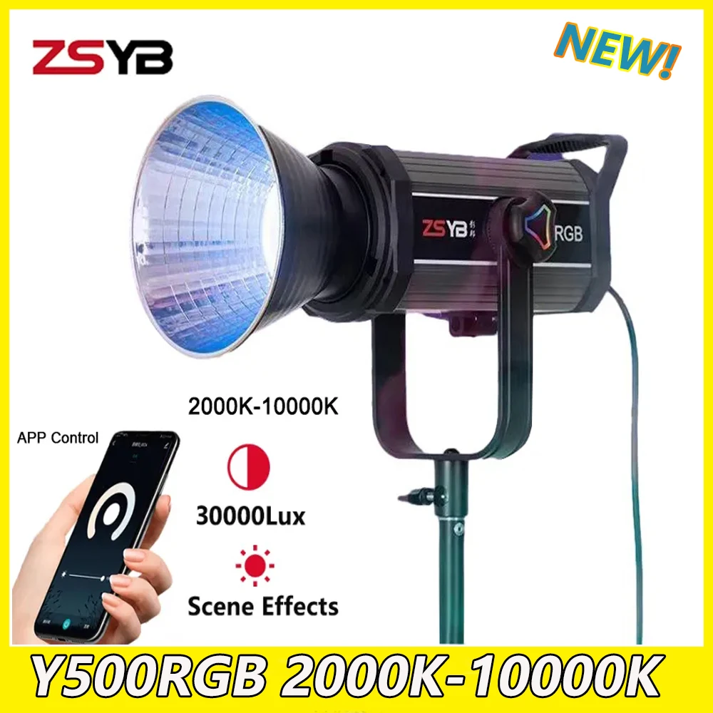 

ZSYB Y500RGB LED Photography Light 2000K-10000K Video Light Professional Photography light For Video Photographicl