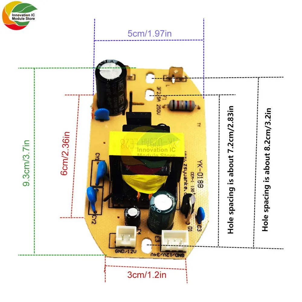 12V 34V 35W Universal Humidifier Board Replacement Part Component Atomization Circuit Plate Module Control Power Supply